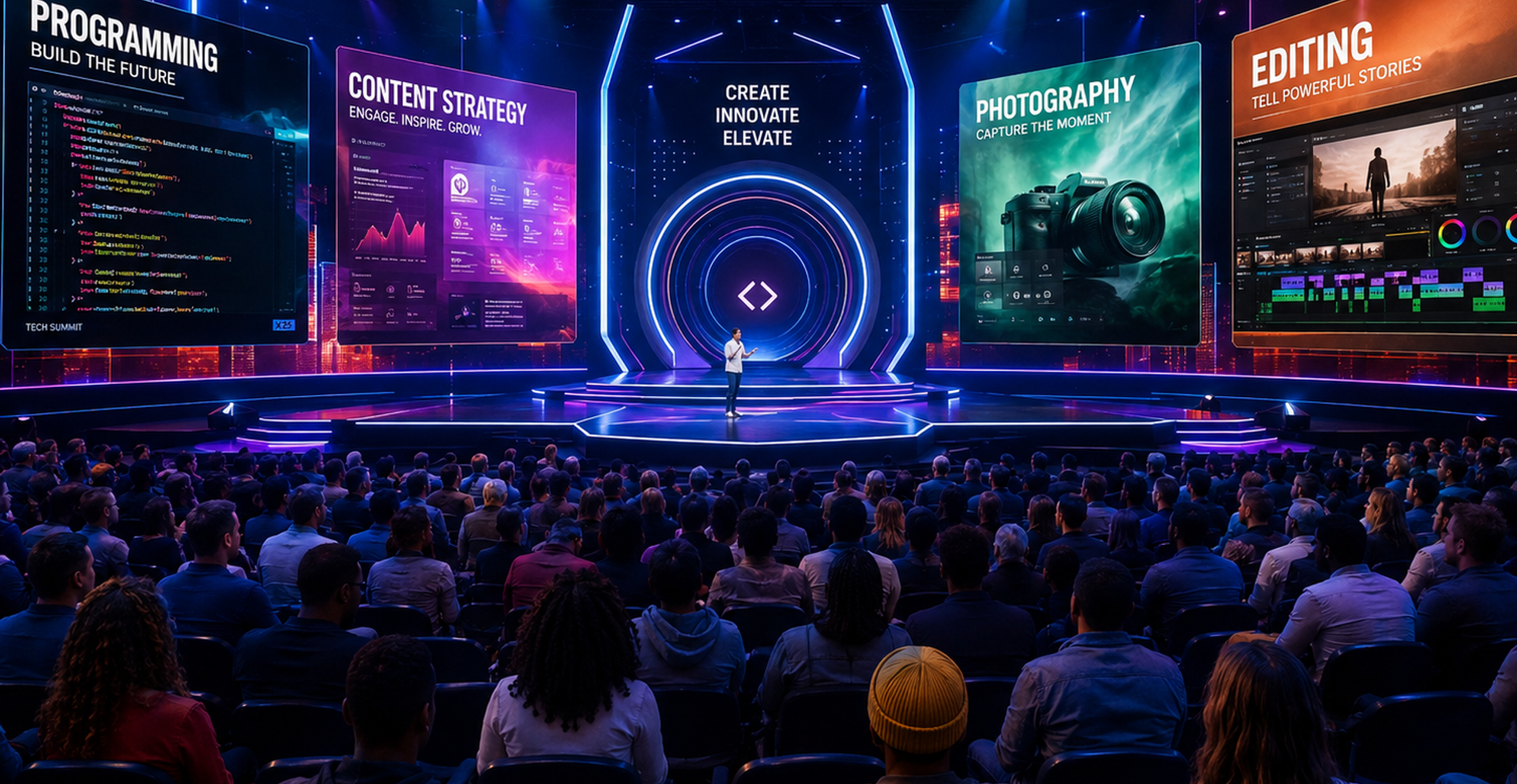 Platinum Dev&Media event crowd
